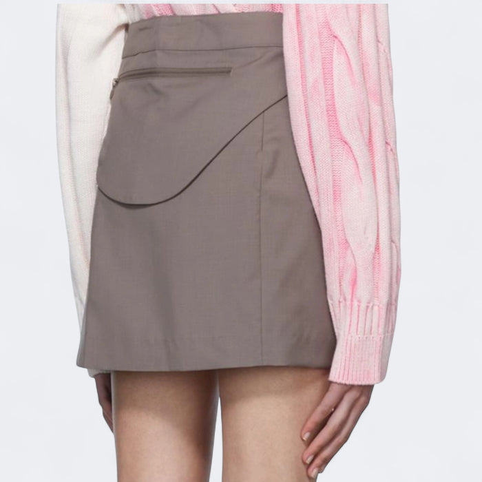 Lynn Taupe Skirt