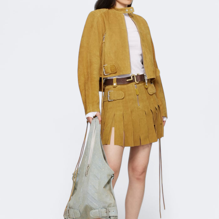 Allegra Ochre Skirt