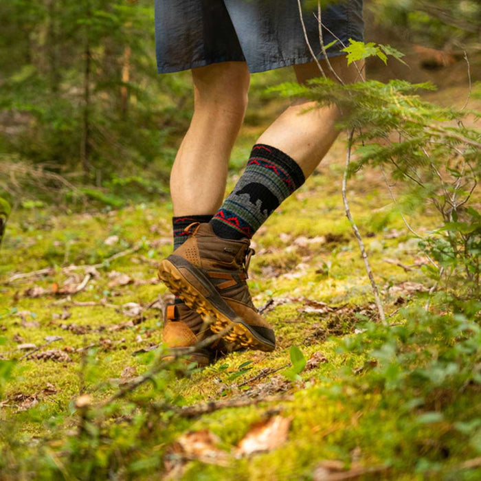 VanGrizzle Boot Midweight Hiking Sock - 1980 - Charcoal