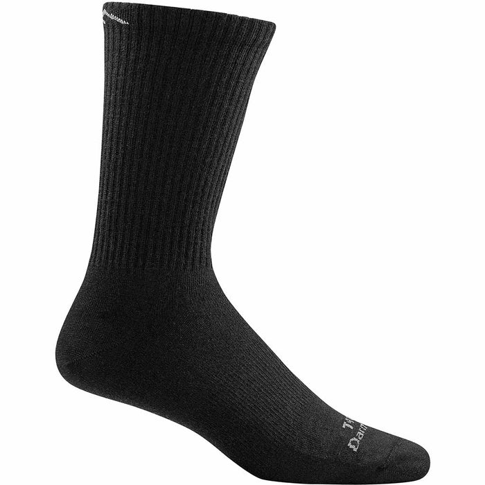 T4066 | Micro Crew Midweight Tactical Sock With Cushion, Black