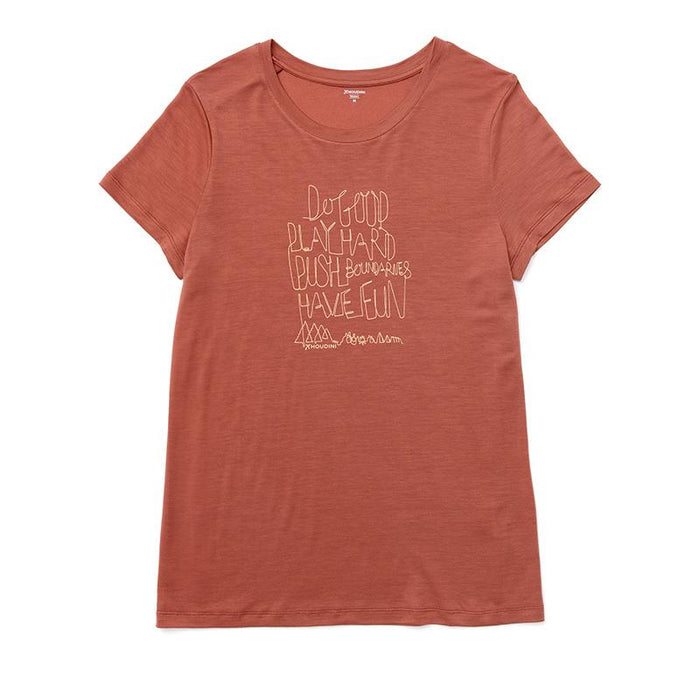 Tree Message Tee - Dessert Rock Red - Dam