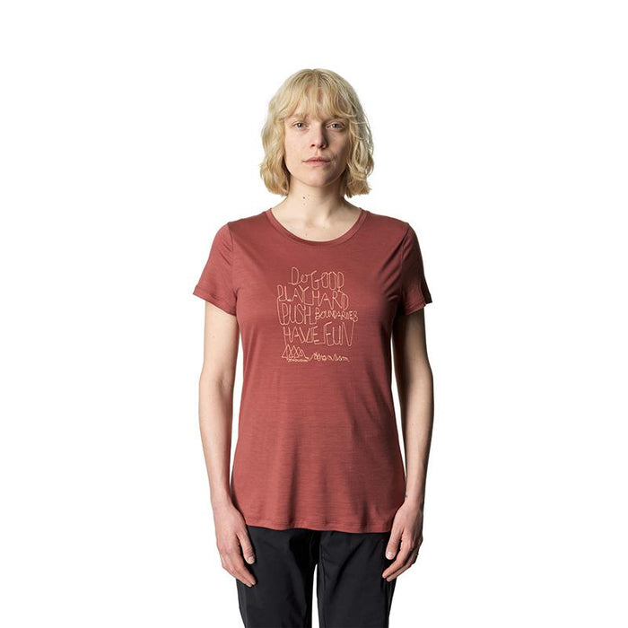 Tree Message Tee - Dessert Rock Red - Dam