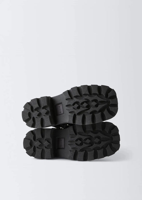 Dominique Leather Black