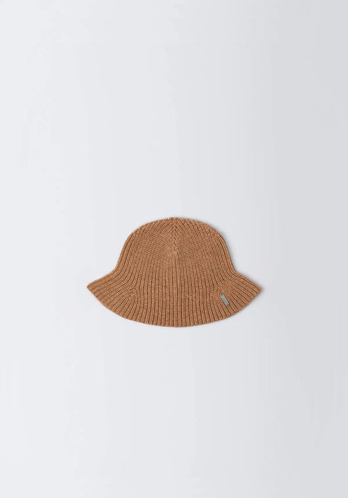Elio Knitted Camel Hat