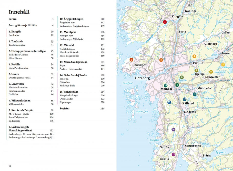 Mountainbike kring Göteborg: upptäck den bästa stigcyklingen, från branta endurospår till äventyrliga långturer