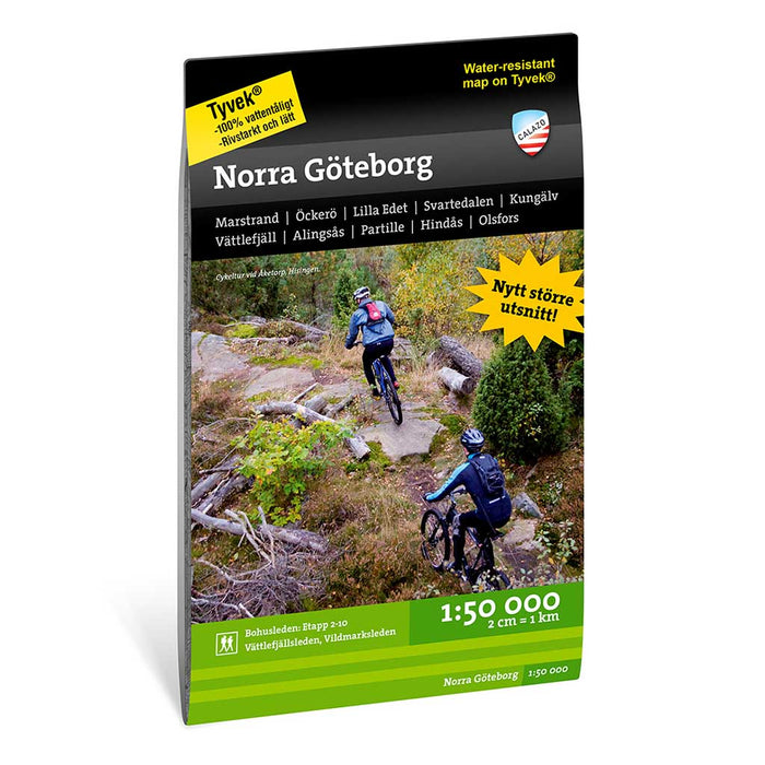 Norra Göteborg 1:50.000 - Karta