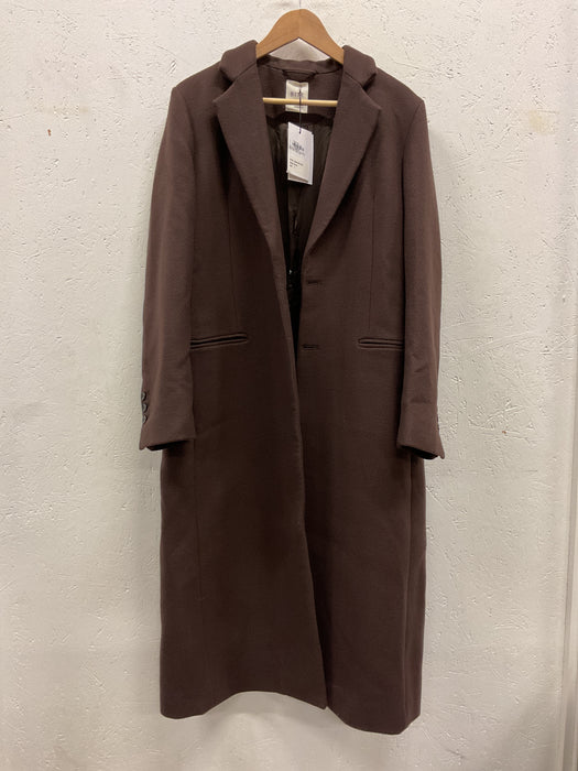 Brown Heavy Wool Coat