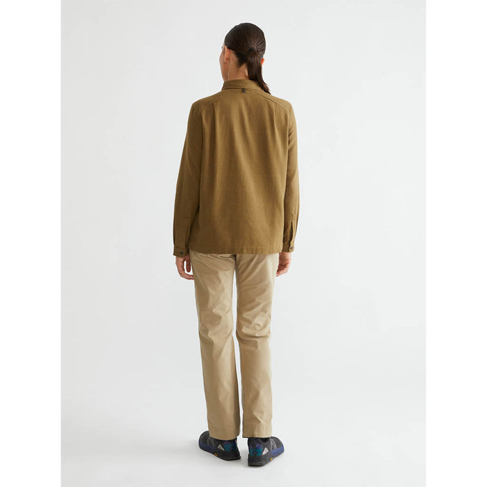 Helheim Longsleeve Shirt - Olive-Juniper Green - Dam