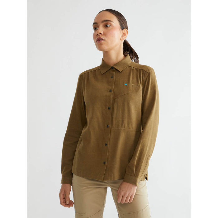 Helheim Longsleeve Shirt - Olive-Juniper Green - Dam