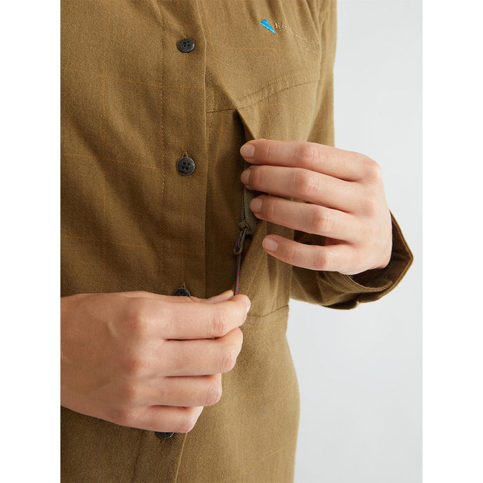 Helheim Longsleeve Shirt - Olive-Juniper Green - Dam
