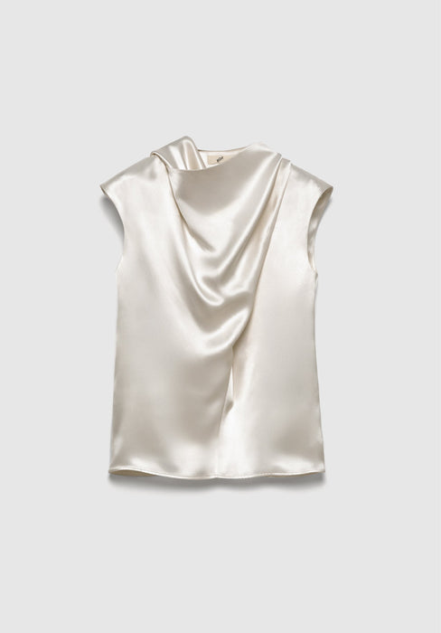 Verso Draped Scarf Top