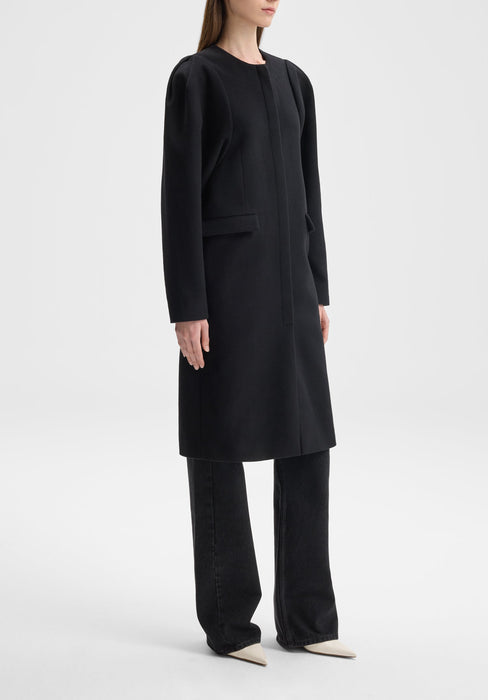 Sculpted Sleeve Coat