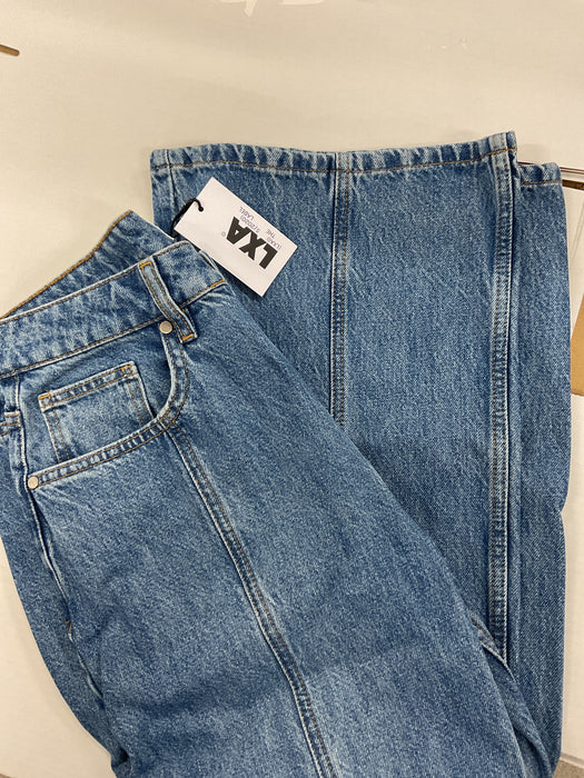 High Waist Flared Denim