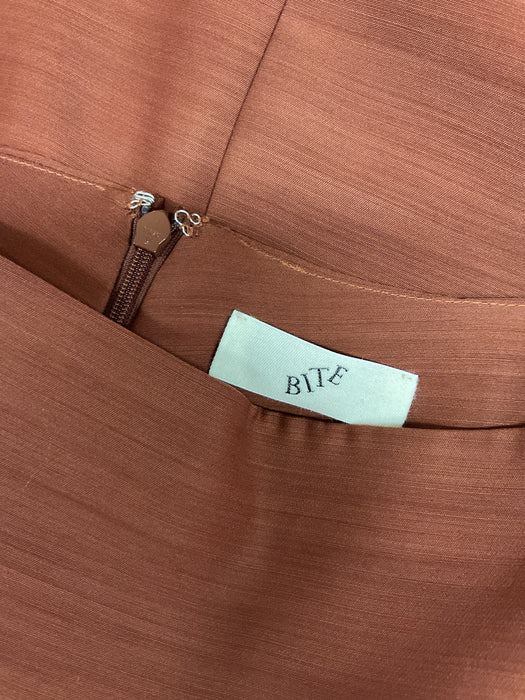 Wool/Silk Skirt with Assymetric Frill