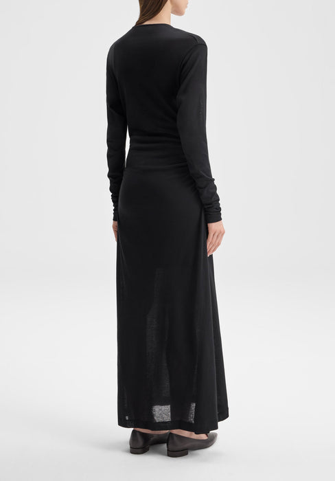 Steep V-Neck Dress
