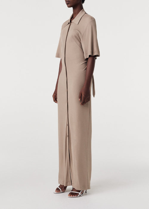 Naked Back Jersey Dress