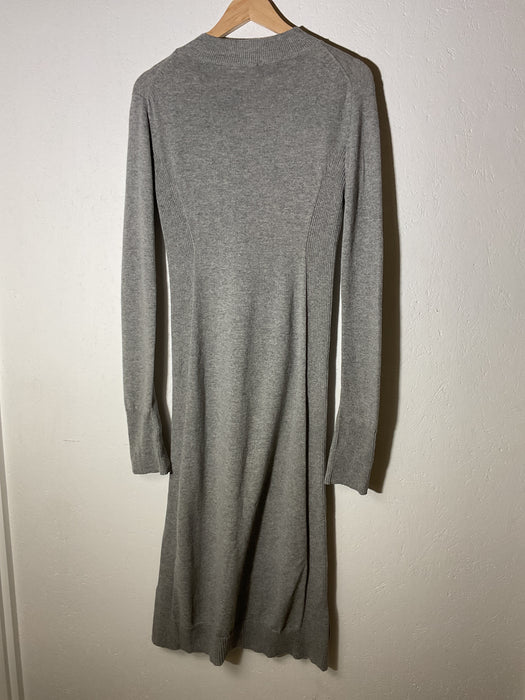 Grey Cashmere Knitted Dress