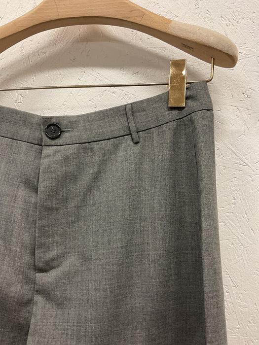 Cropped Wool Trousers