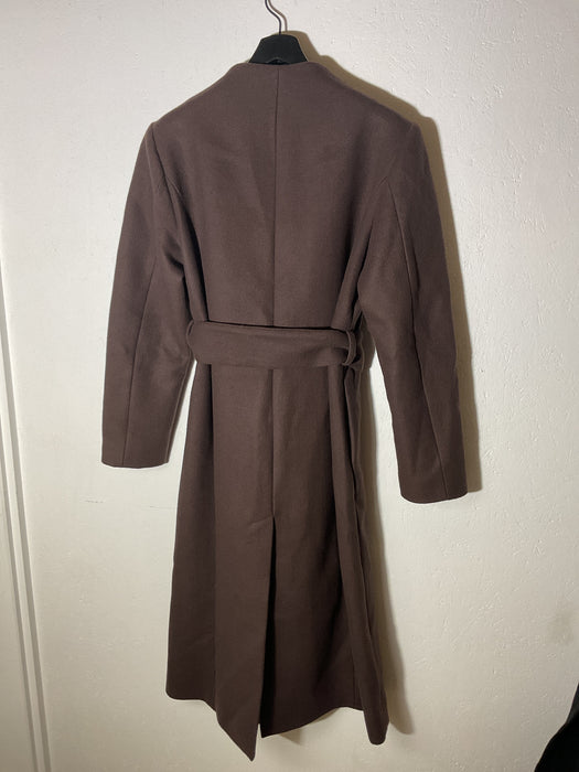 Brown Heavy Wool Coat