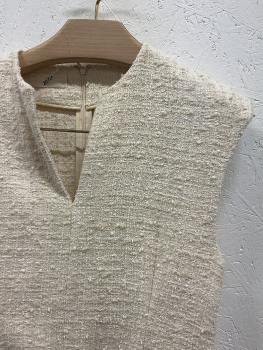 Sleeveless Cotton/Wool Dress