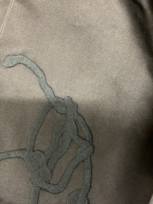 Silk/Cotton Trousers with Embroidery