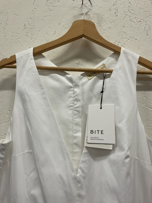 Deep V Cotton Dress