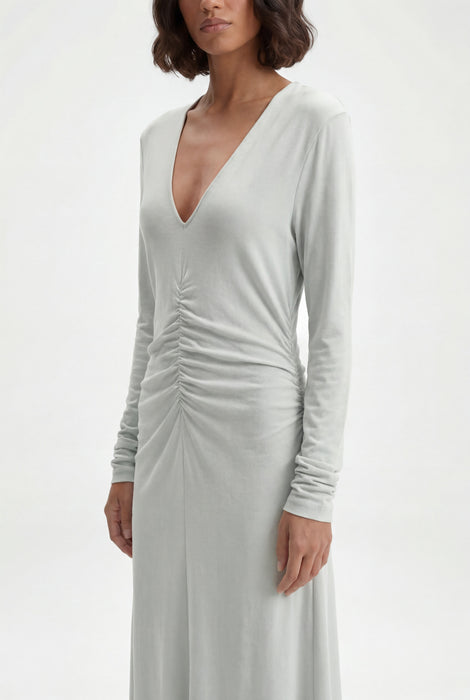 Steep V-Neck Dress