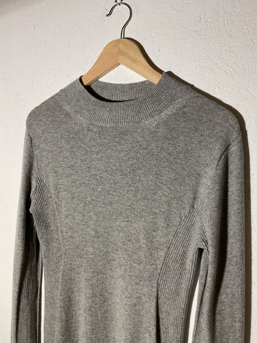 Grey Cashmere Knitted Dress