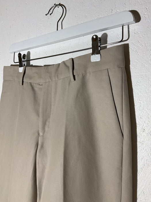 Tailored Wool Trousers with Zippers