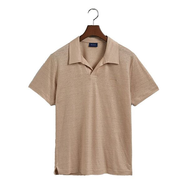 Linen Solid SS Polo