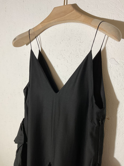 Dress with Vertical Frill.