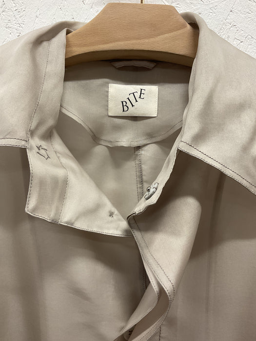 Silk Organza Sheer Coat