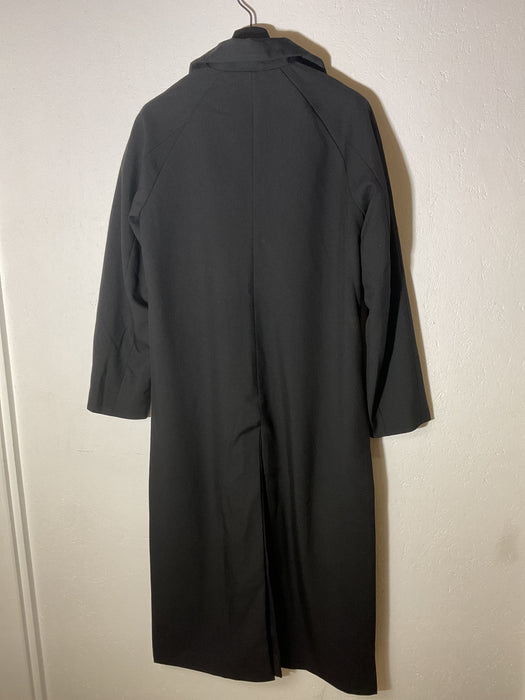 Black Long Slit Coat
