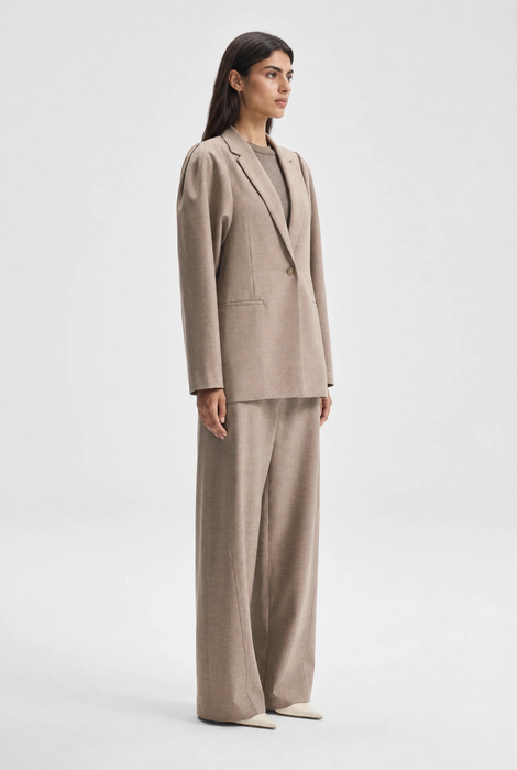 Sculpted Sleeve Suit Jacket