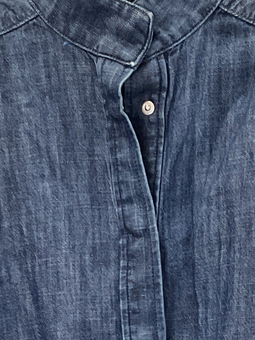 VINTAGE CHAMBRAY SLEEVELESS SHIRT