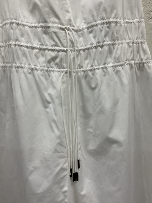 Deep V Cotton Dress