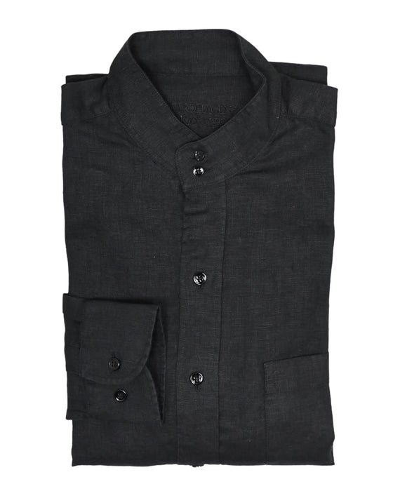 Linen Shirt Without Collar