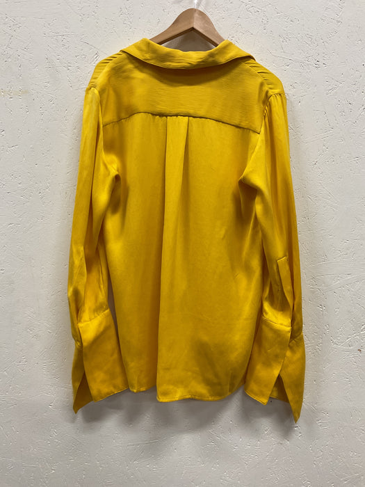 Yellow Silk Shirt