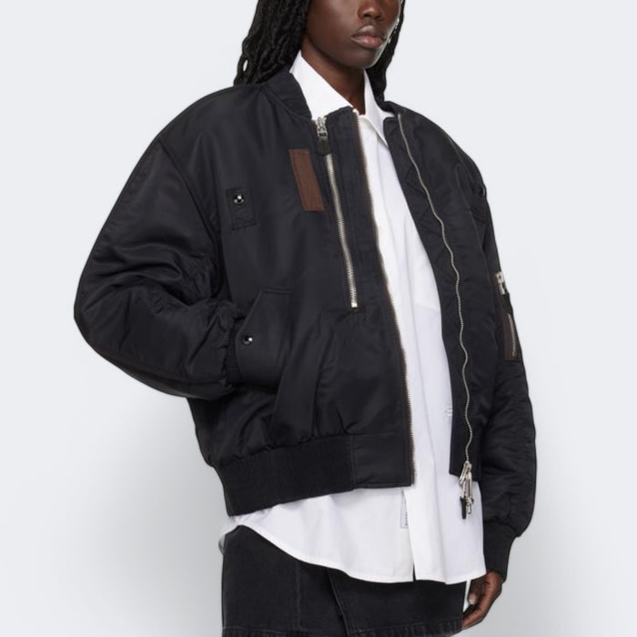 Penn Black Bomber Jacket