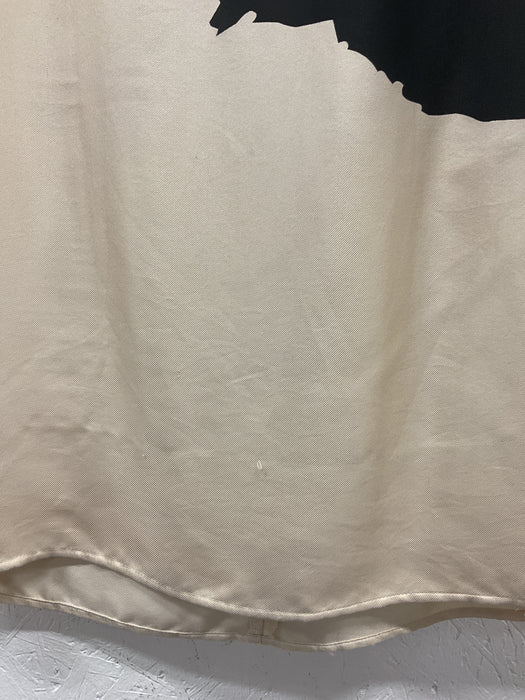 Print Silk Skirt