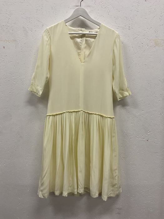 Sheer Long-sleeve Dress