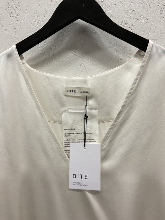 Deep V Silk Blouse