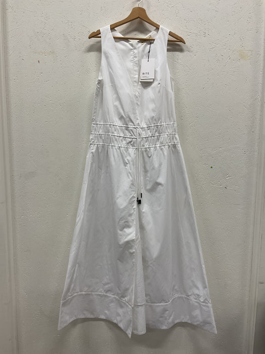 Deep V Cotton Dress