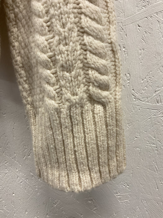 Knitted Cable Wool Sweater