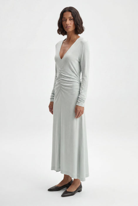 Steep V-Neck Dress
