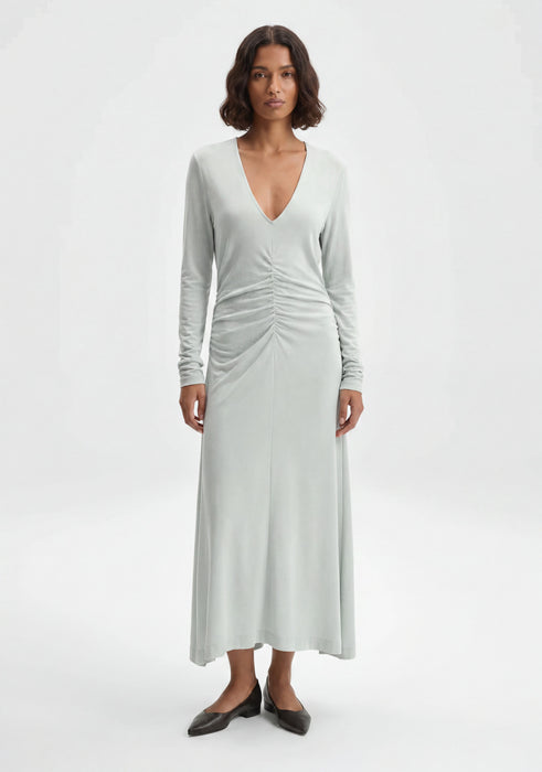 Steep V-Neck Dress