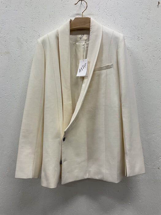 White Wool Suit Jacket