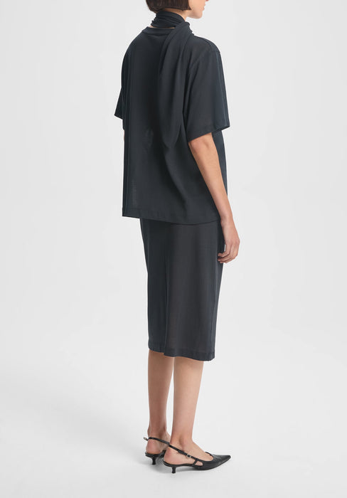 Moon Sheer Crepe Skirt