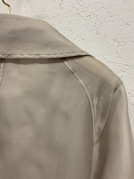 Silk Organza Sheer Coat