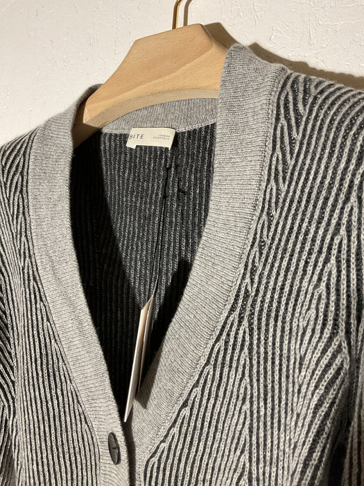 Cashmere Rib Cardigan